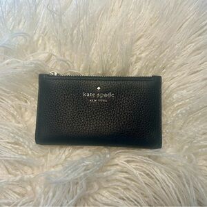 ❤️❤️❤️Kate Spade Textured Black Leather Pouch